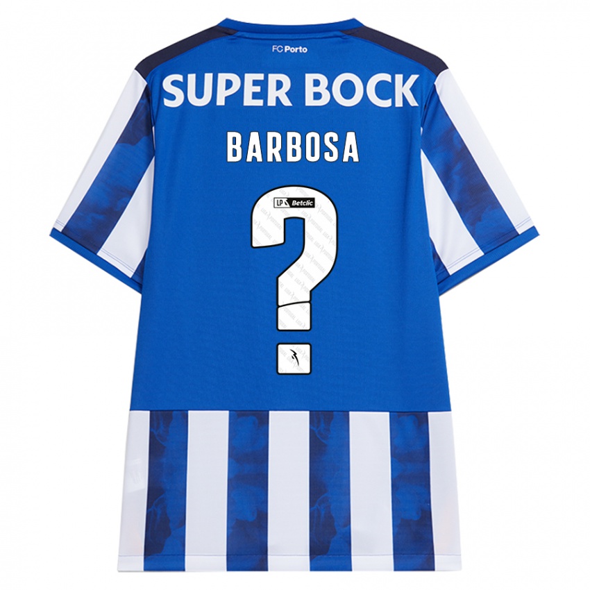 Niño Camiseta Rúben Barbosa #0 Azul Blanco 1ª Equipación 2024/25 La Camisa Argentina