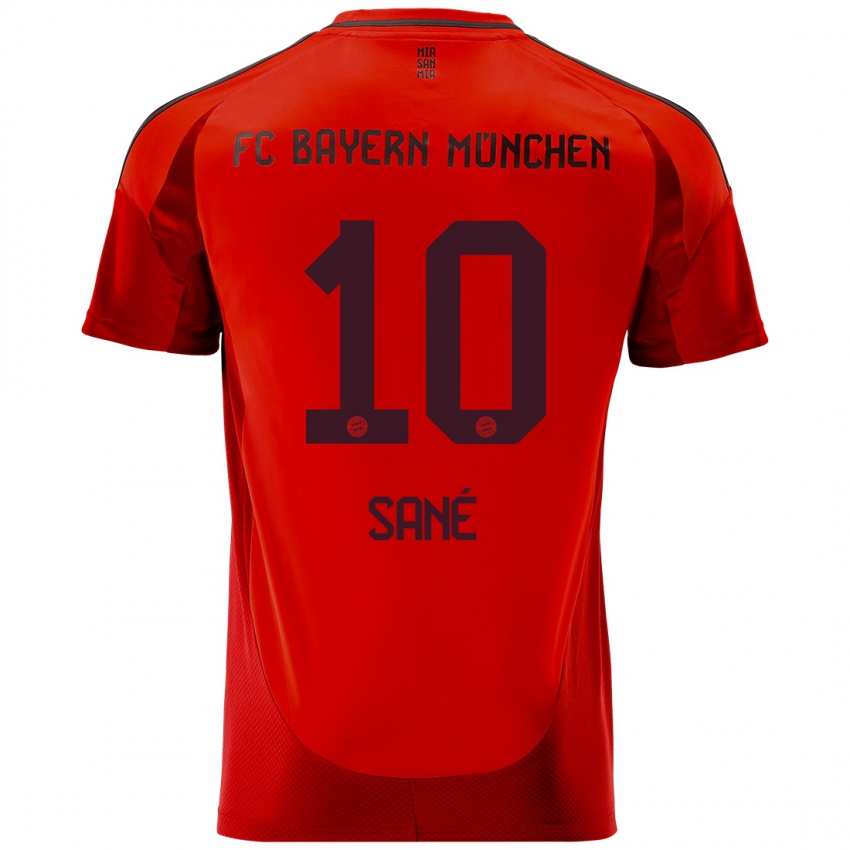 Niño Camiseta Leroy Sane #10 Rojo 1ª Equipación 2024/25 La Camisa Argentina