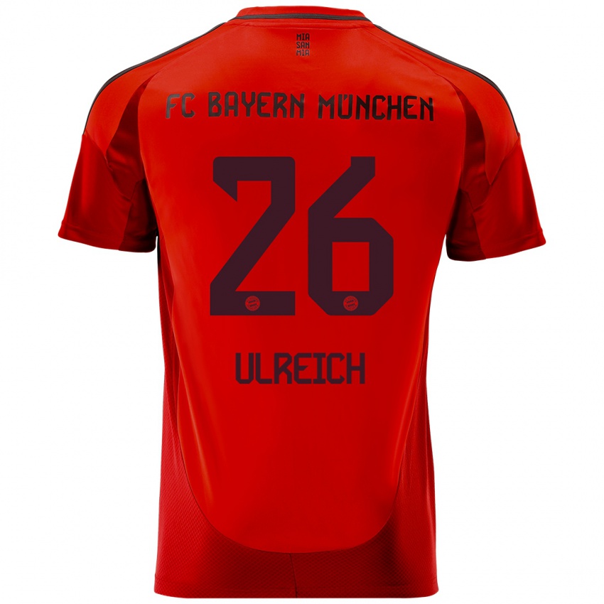 Niño Camiseta Sven Ulreich #26 Rojo 1ª Equipación 2024/25 La Camisa Argentina