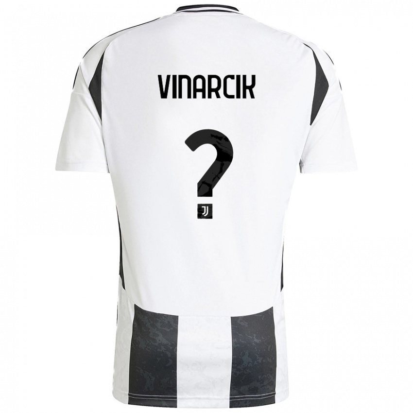 Niño Camiseta Jakub Vinarcik #0 Blanco Negro 1ª Equipación 2024/25 La Camisa Argentina