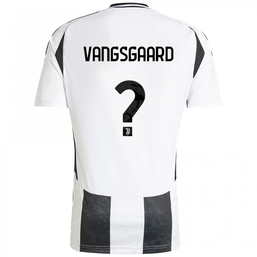 Niño Camiseta Amalie Vangsgaard #0 Blanco Negro 1ª Equipación 2024/25 La Camisa Argentina