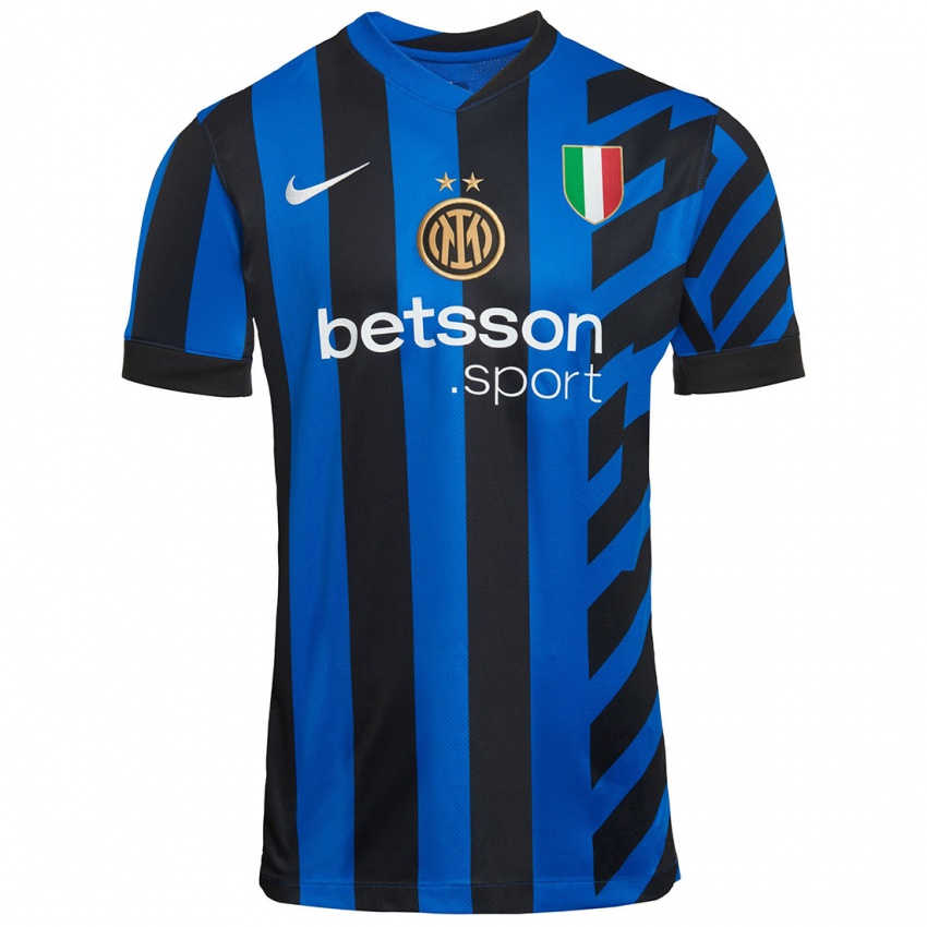 Niño Camiseta Matteo Darmian #36 Azul Negro 1ª Equipación 2024/25 La Camisa Argentina