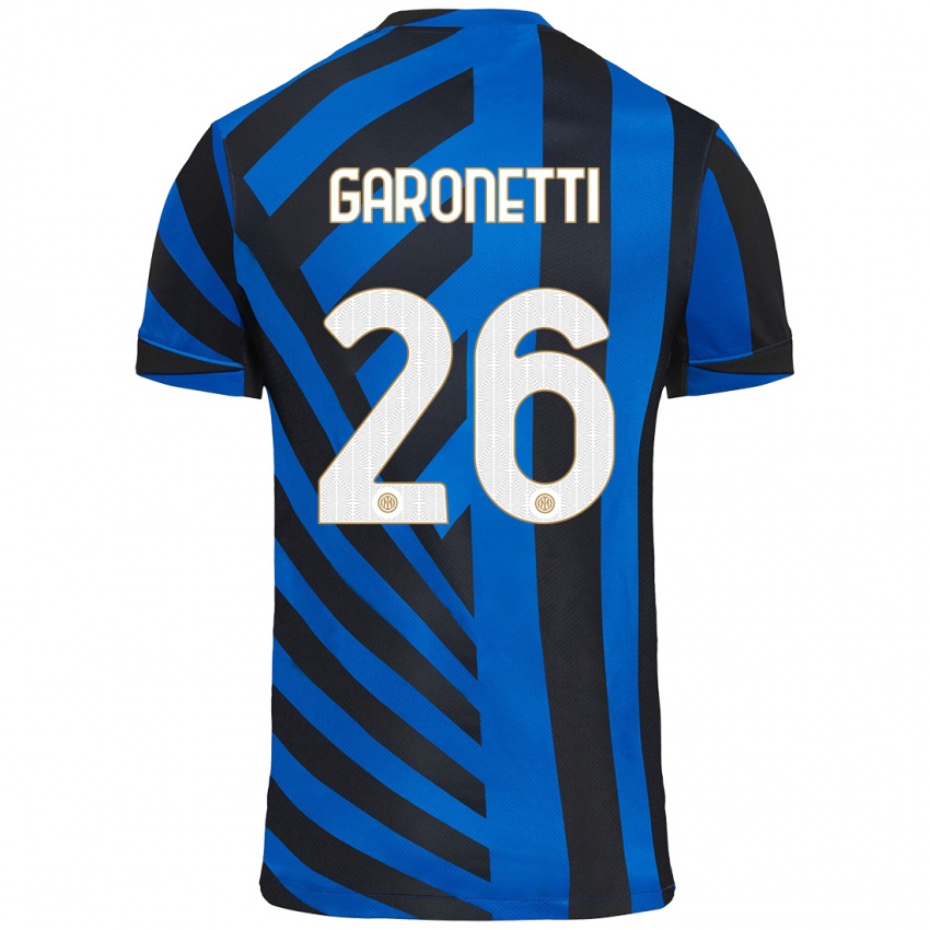 Niño Camiseta Gabriele Garonetti #26 Azul Negro 1ª Equipación 2024/25 La Camisa Argentina