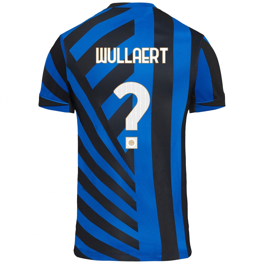 Niño Camiseta Tessa Wullaert #0 Azul Negro 1ª Equipación 2024/25 La Camisa Argentina