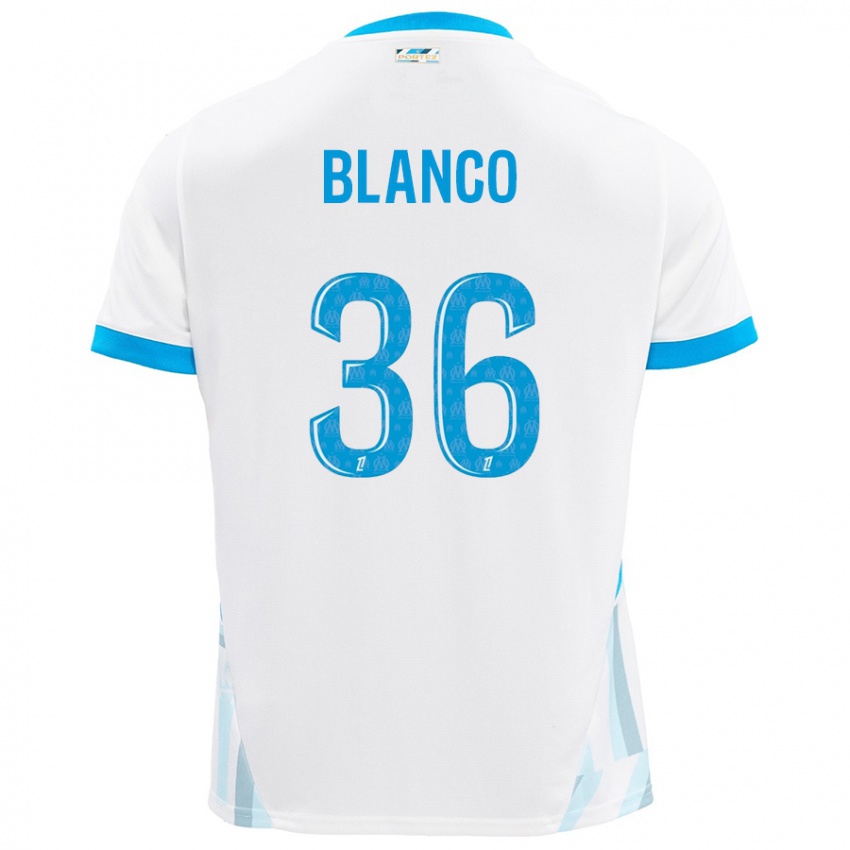 Niño Camiseta Ruben Blanco #36 Blanco Azul Cielo 1ª Equipación 2024/25 La Camisa Argentina