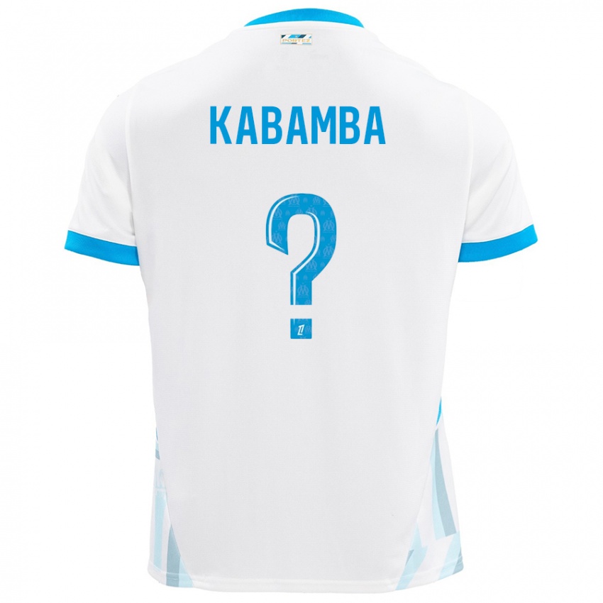 Niño Camiseta Alexis Kabamba #0 Blanco Azul Cielo 1ª Equipación 2024/25 La Camisa Argentina