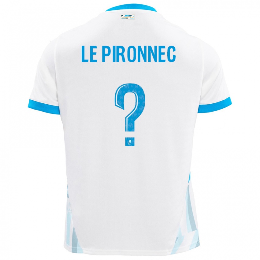 Niño Camiseta Kélian Le Pironnec #0 Blanco Azul Cielo 1ª Equipación 2024/25 La Camisa Argentina