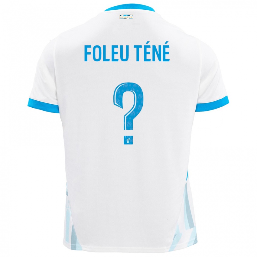 Niño Camiseta Krys Foleu Téné #0 Blanco Azul Cielo 1ª Equipación 2024/25 La Camisa Argentina