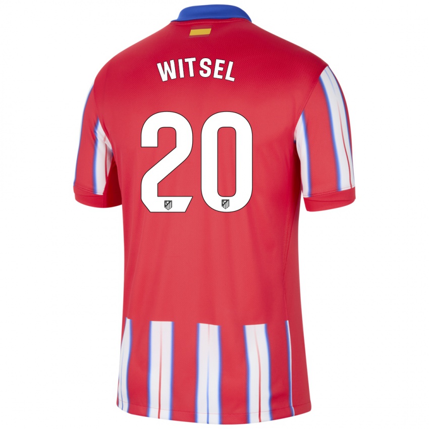 Niño Camiseta Axel Witsel #20 Rojo Blanco Azul 1ª Equipación 2024/25 La Camisa Argentina