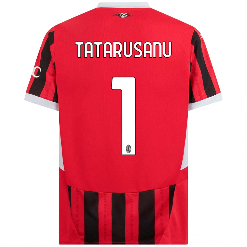 Niño Camiseta Ciprian Tatarusanu #1 Rojo Negro 1ª Equipación 2024/25 La Camisa Argentina