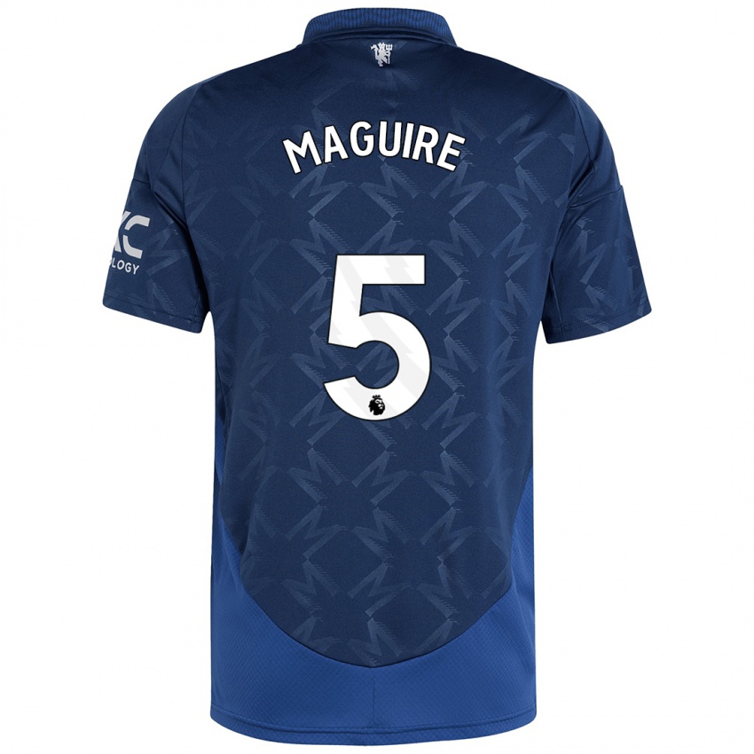 Niño Camiseta Harry Maguire #5 Índigo 2ª Equipación 2024/25 La Camisa Argentina