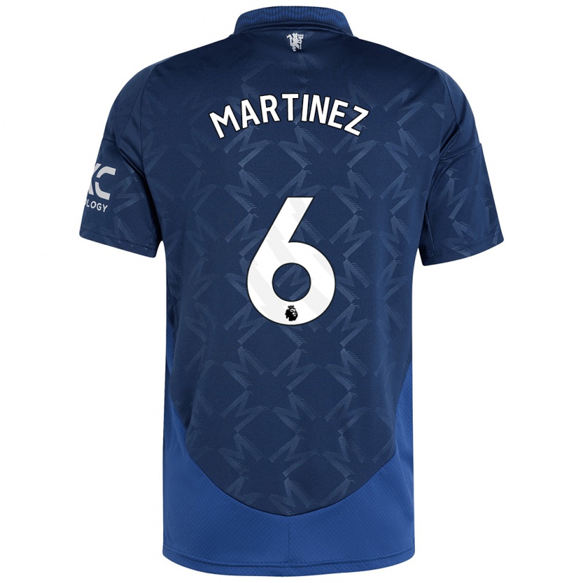 Niño Camiseta Lisandro Martínez #6 Índigo 2ª Equipación 2024/25 La Camisa Argentina