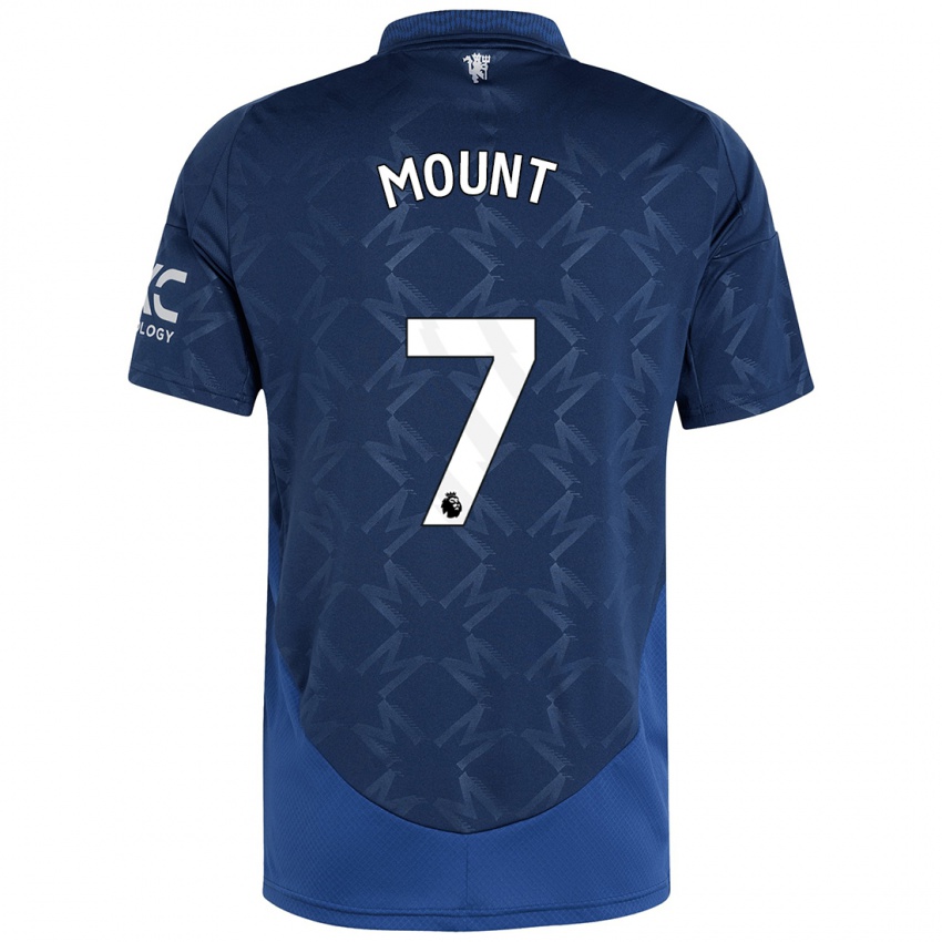 Niño Camiseta Mason Mount #7 Índigo 2ª Equipación 2024/25 La Camisa Argentina