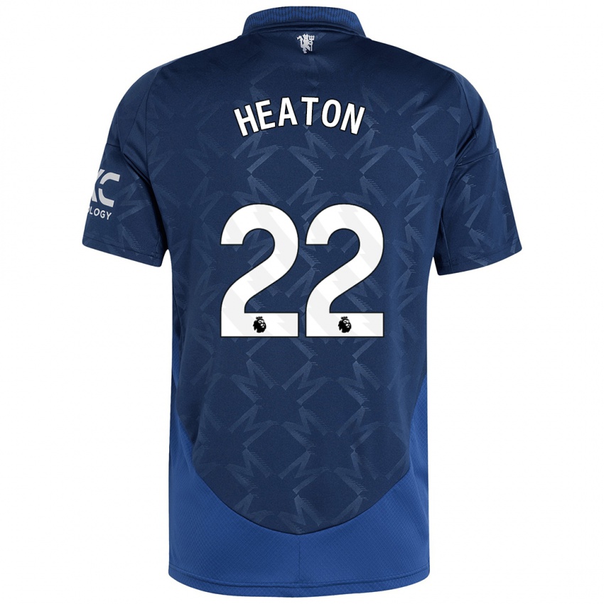 Niño Camiseta Tom Heaton #22 Índigo 2ª Equipación 2024/25 La Camisa Argentina