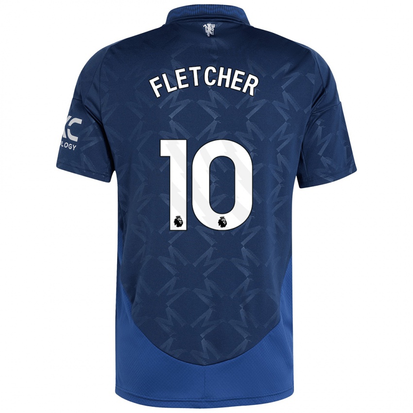 Niño Camiseta Jack Fletcher #10 Índigo 2ª Equipación 2024/25 La Camisa Argentina