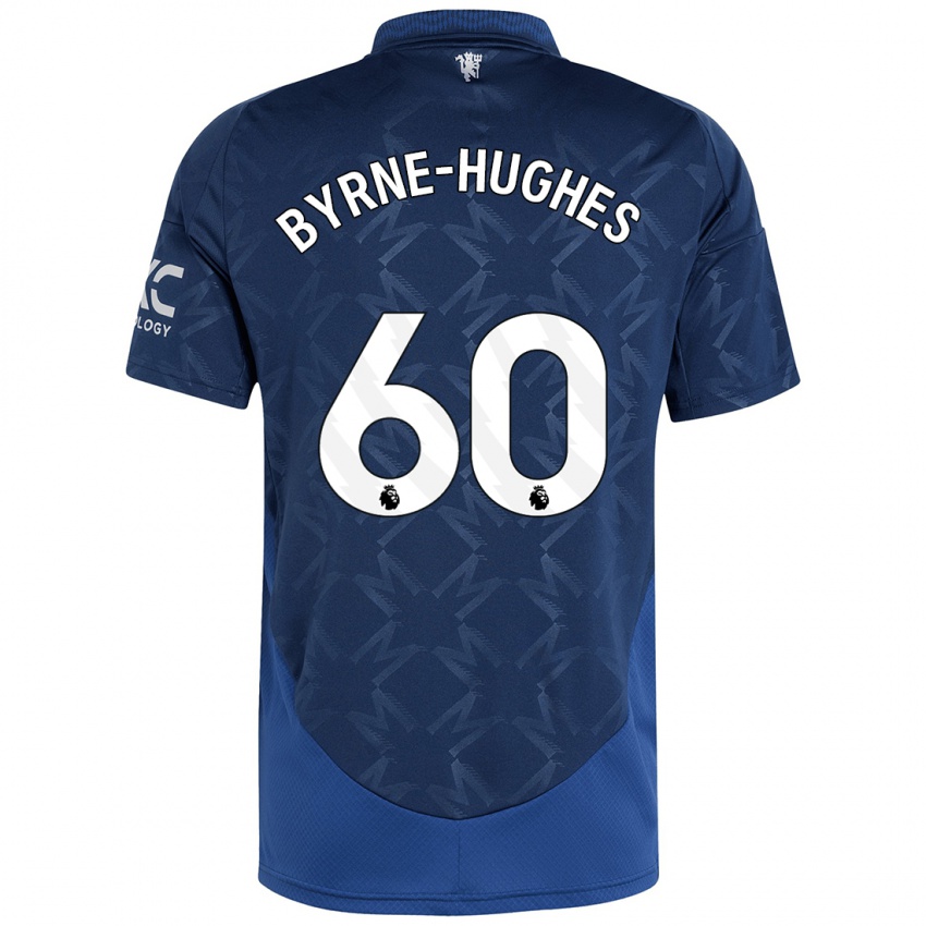 Niño Camiseta Cameron Byrne-Hughes #60 Índigo 2ª Equipación 2024/25 La Camisa Argentina