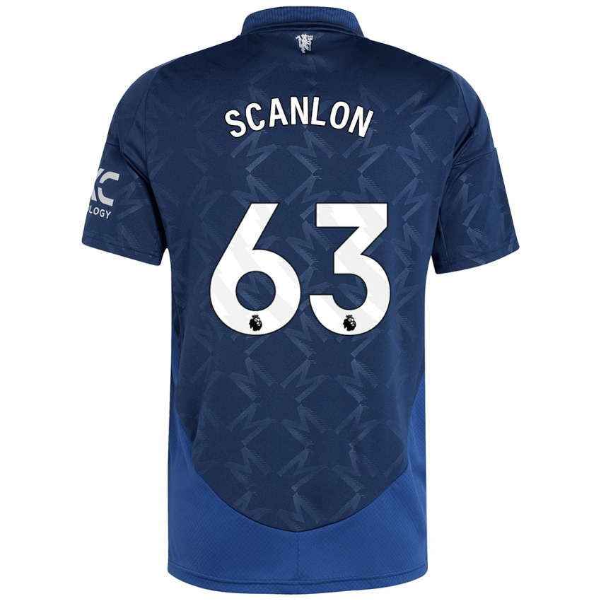 Niño Camiseta James Scanlon #63 Índigo 2ª Equipación 2024/25 La Camisa Argentina