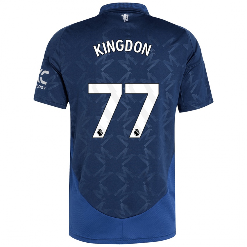 Niño Camiseta Jack Kingdon #77 Índigo 2ª Equipación 2024/25 La Camisa Argentina