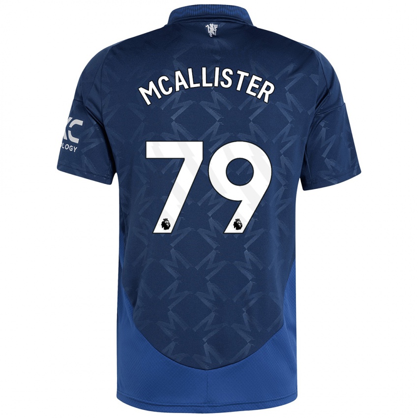 Niño Camiseta Finley Mcallister #79 Índigo 2ª Equipación 2024/25 La Camisa Argentina