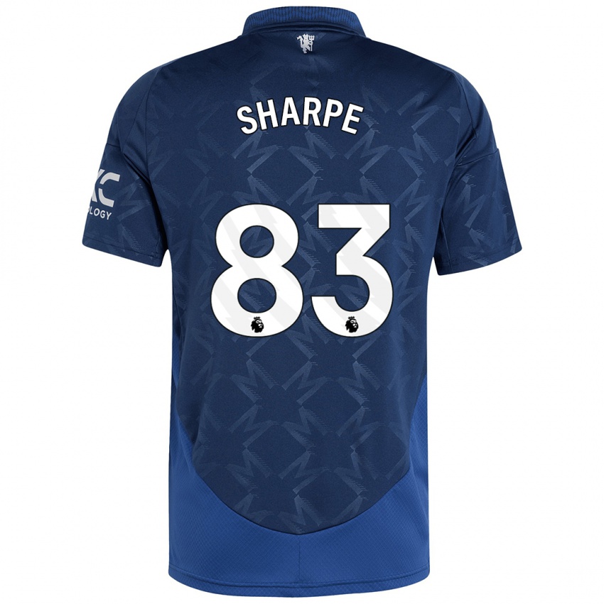 Niño Camiseta Malachi Sharpe #83 Índigo 2ª Equipación 2024/25 La Camisa Argentina