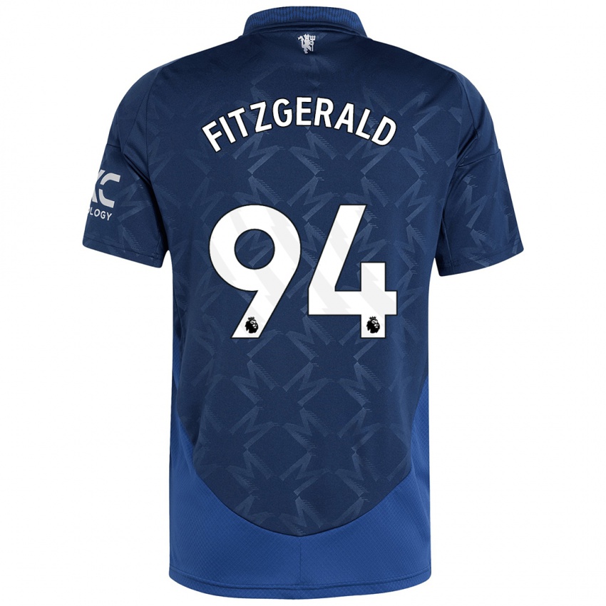 Niño Camiseta Jayce Fitzgerald #94 Índigo 2ª Equipación 2024/25 La Camisa Argentina