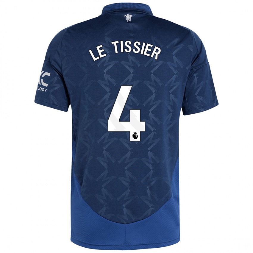 Niño Camiseta Maya Le Tissier #4 Índigo 2ª Equipación 2024/25 La Camisa Argentina