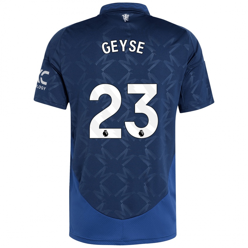 Niño Camiseta Geyse #23 Índigo 2ª Equipación 2024/25 La Camisa Argentina