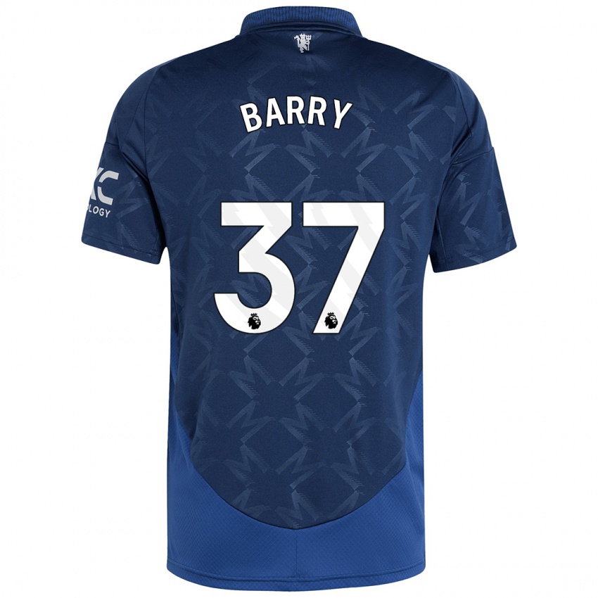 Niño Camiseta Keira Barry #37 Índigo 2ª Equipación 2024/25 La Camisa Argentina