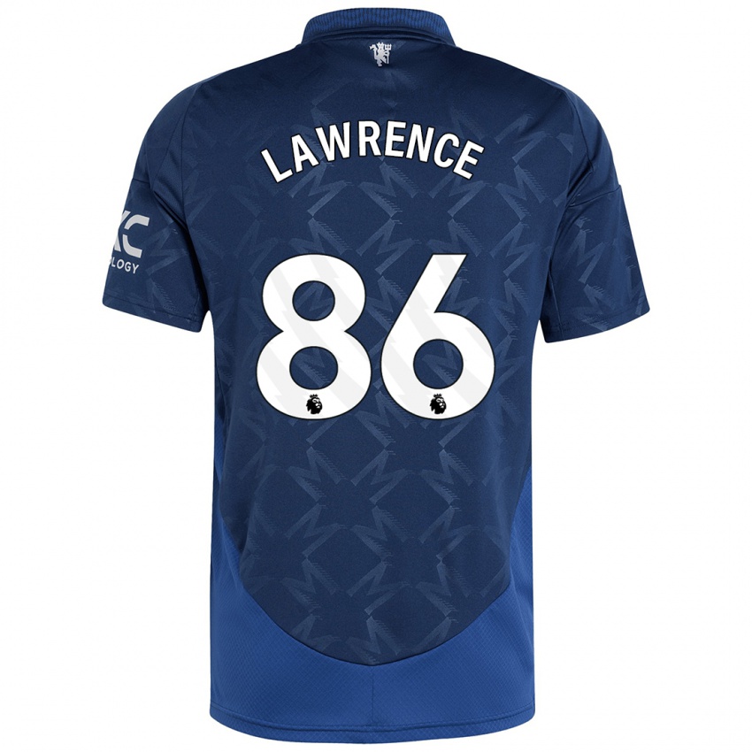 Niño Camiseta Marcus Lawrence #86 Índigo 2ª Equipación 2024/25 La Camisa Argentina