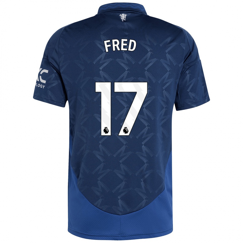 Niño Camiseta Fred #17 Índigo 2ª Equipación 2024/25 La Camisa Argentina