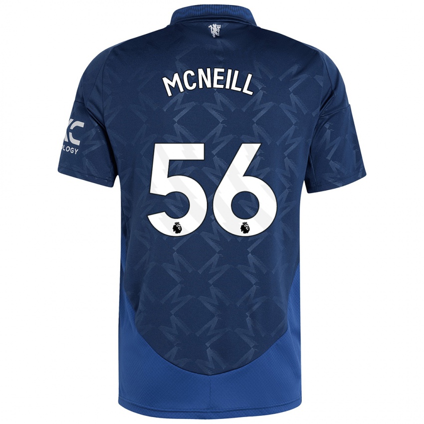 Niño Camiseta Charlie Mcneill #56 Índigo 2ª Equipación 2024/25 La Camisa Argentina