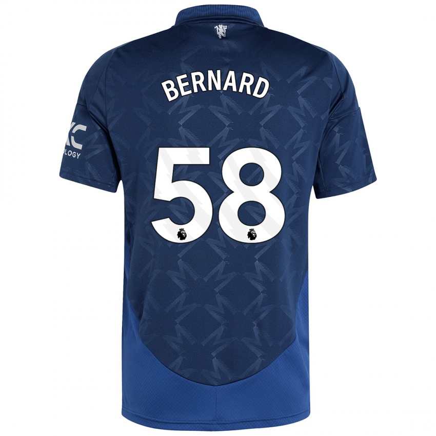 Niño Camiseta Bernard #58 Índigo 2ª Equipación 2024/25 La Camisa Argentina