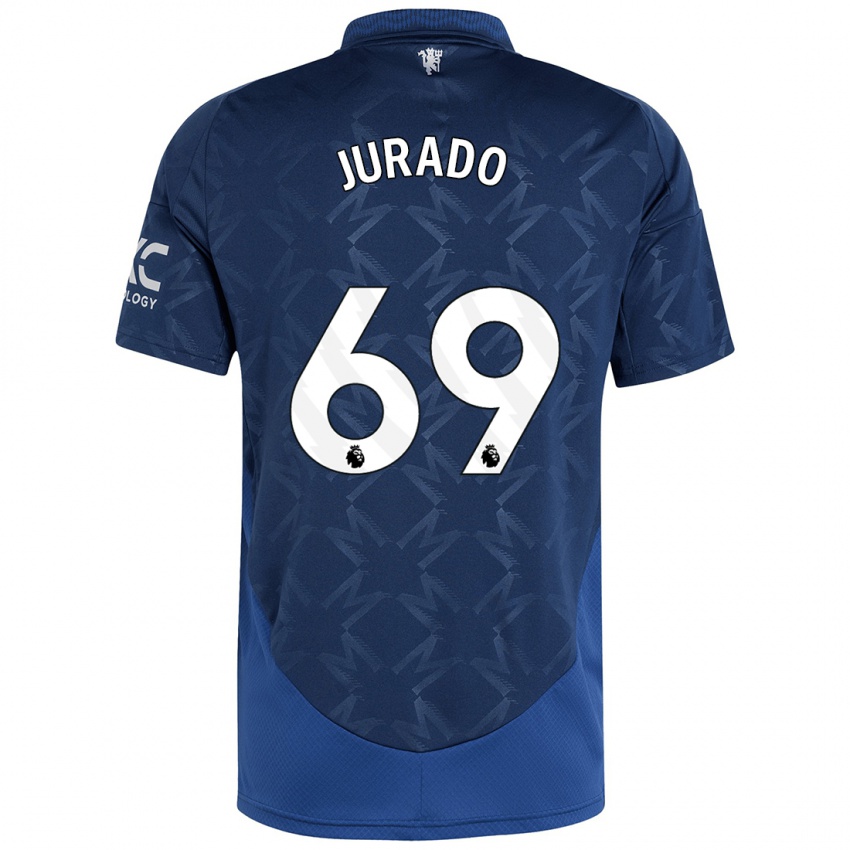 Niño Camiseta Marc Jurado #69 Índigo 2ª Equipación 2024/25 La Camisa Argentina