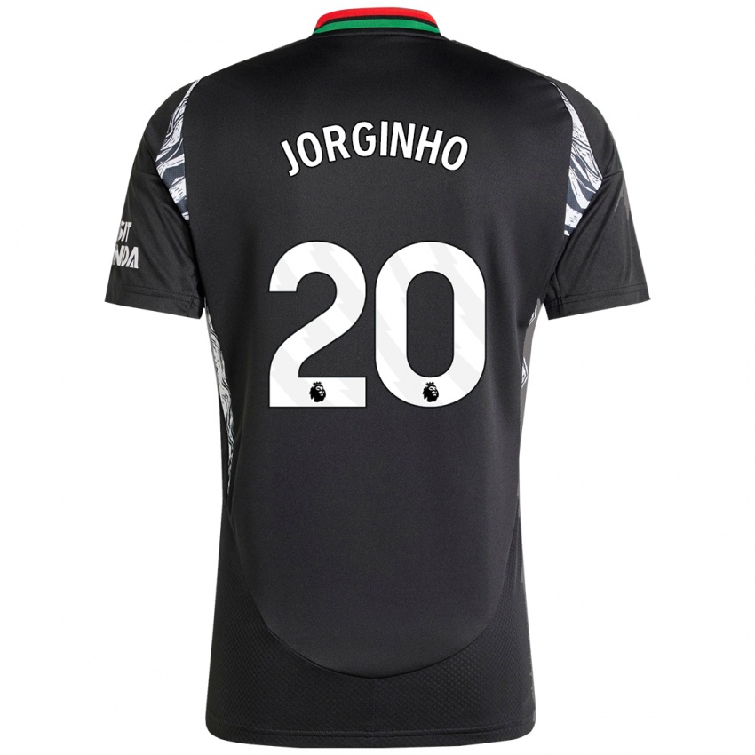 Niño Camiseta Jorginho #20 Negro 2ª Equipación 2024/25 La Camisa Argentina