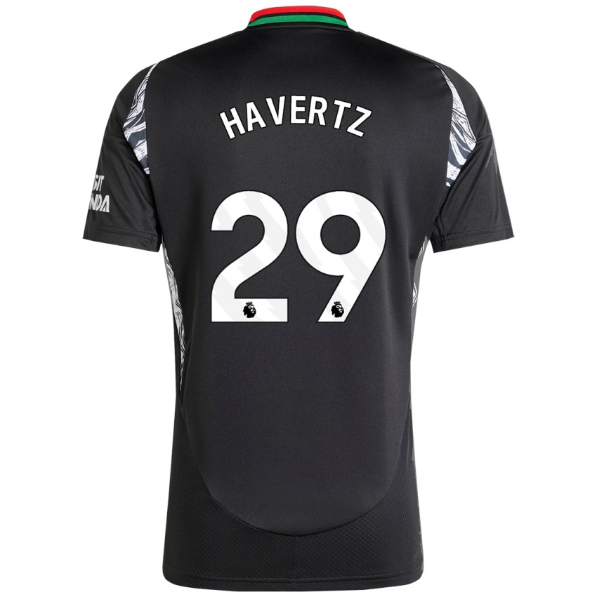 Niño Camiseta Kai Havertz #29 Negro 2ª Equipación 2024/25 La Camisa Argentina