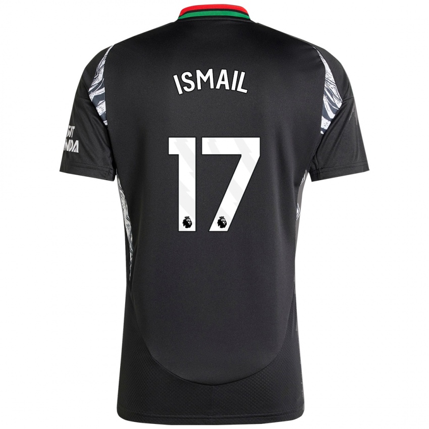 Niño Camiseta Cam'ron Ismail #17 Negro 2ª Equipación 2024/25 La Camisa Argentina