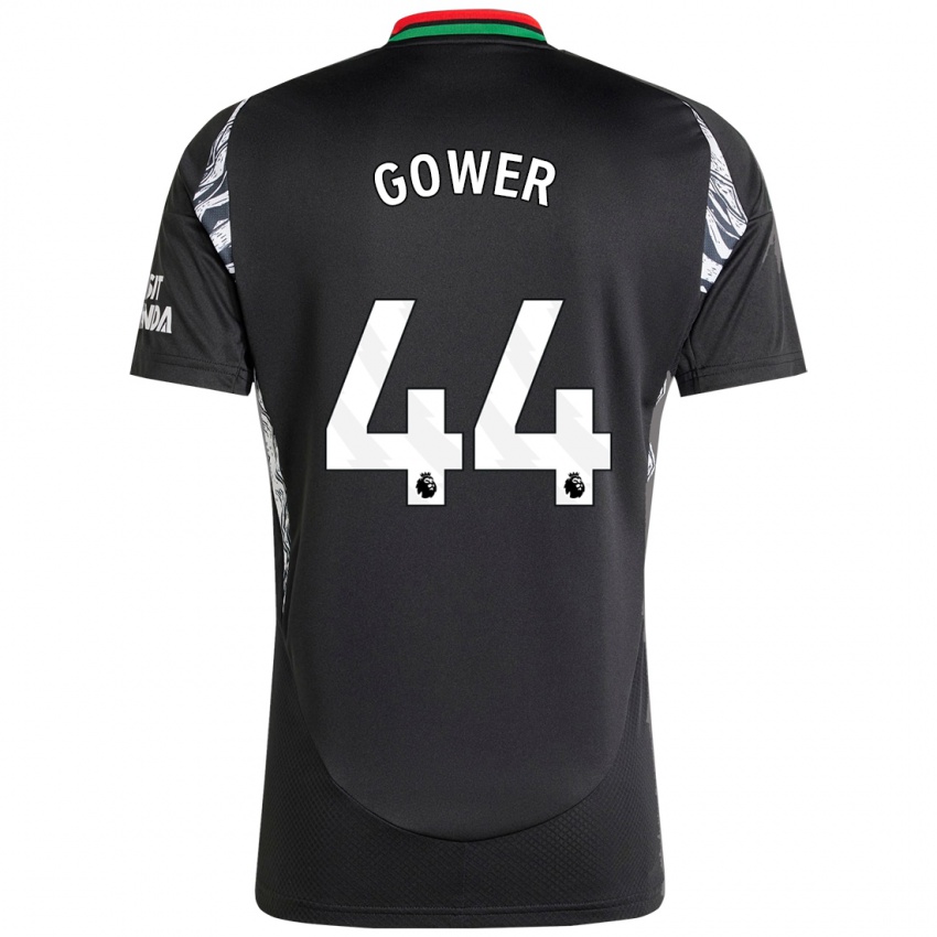 Niño Camiseta Jimi Gower #44 Negro 2ª Equipación 2024/25 La Camisa Argentina