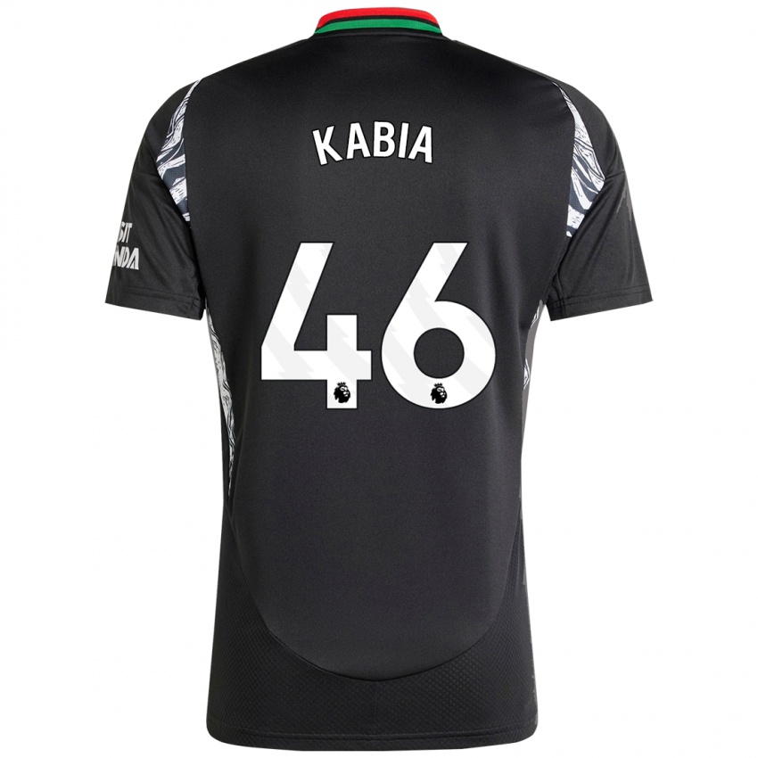 Niño Camiseta Ismeal Kabia #46 Negro 2ª Equipación 2024/25 La Camisa Argentina