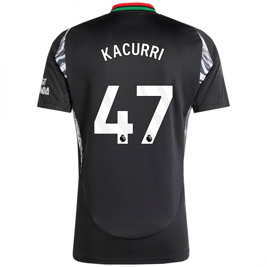 Niño Camiseta Maldini Kacurri #47 Negro 2ª Equipación 2024/25 La Camisa Argentina