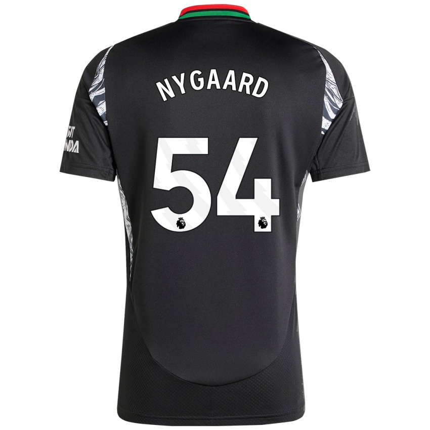 Niño Camiseta Lucas Nygaard #54 Negro 2ª Equipación 2024/25 La Camisa Argentina