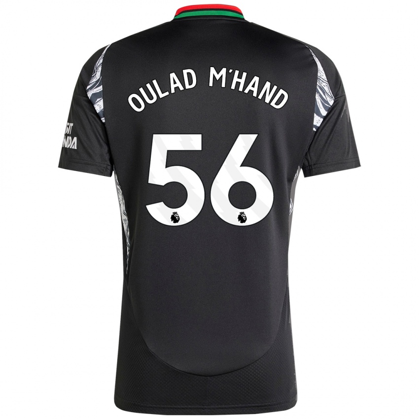 Niño Camiseta Salah-Eddine Oulad M'hand #56 Negro 2ª Equipación 2024/25 La Camisa Argentina