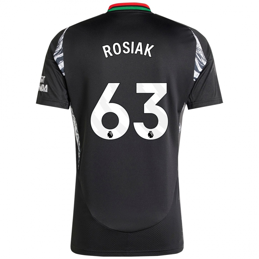 Niño Camiseta Michal Rosiak #63 Negro 2ª Equipación 2024/25 La Camisa Argentina