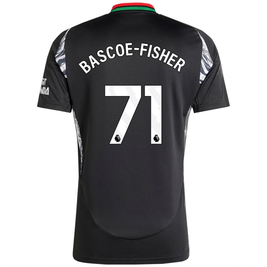 Niño Camiseta Jakai Bascoe-Fisher #71 Negro 2ª Equipación 2024/25 La Camisa Argentina