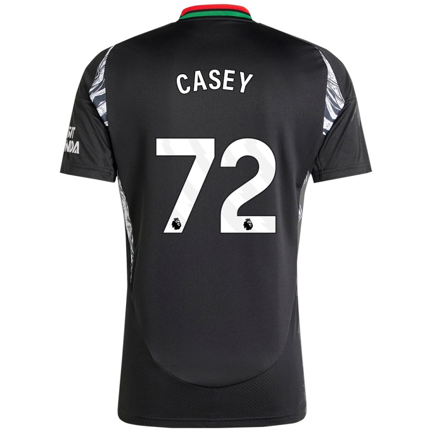 Niño Camiseta Dan Casey #72 Negro 2ª Equipación 2024/25 La Camisa Argentina