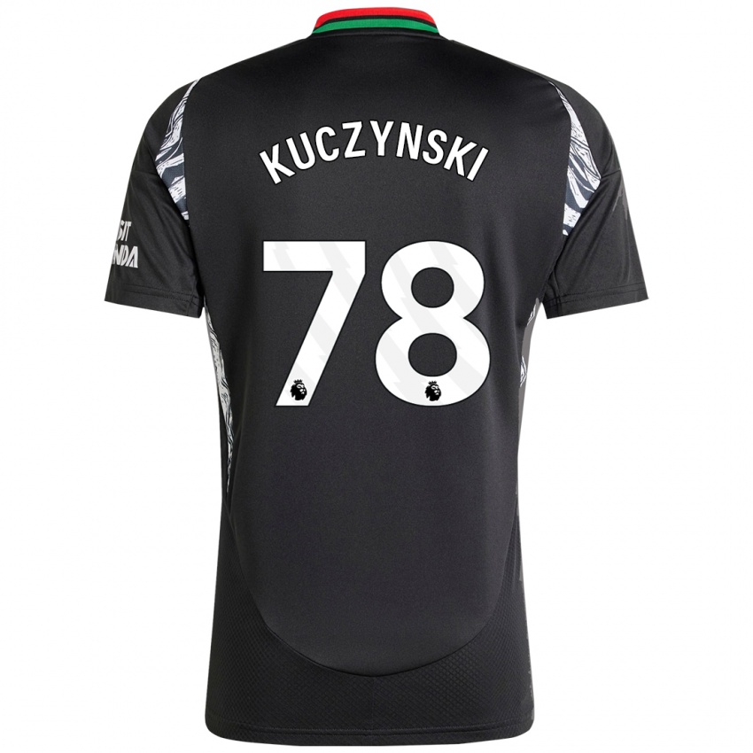 Niño Camiseta Max Kuczynski #78 Negro 2ª Equipación 2024/25 La Camisa Argentina