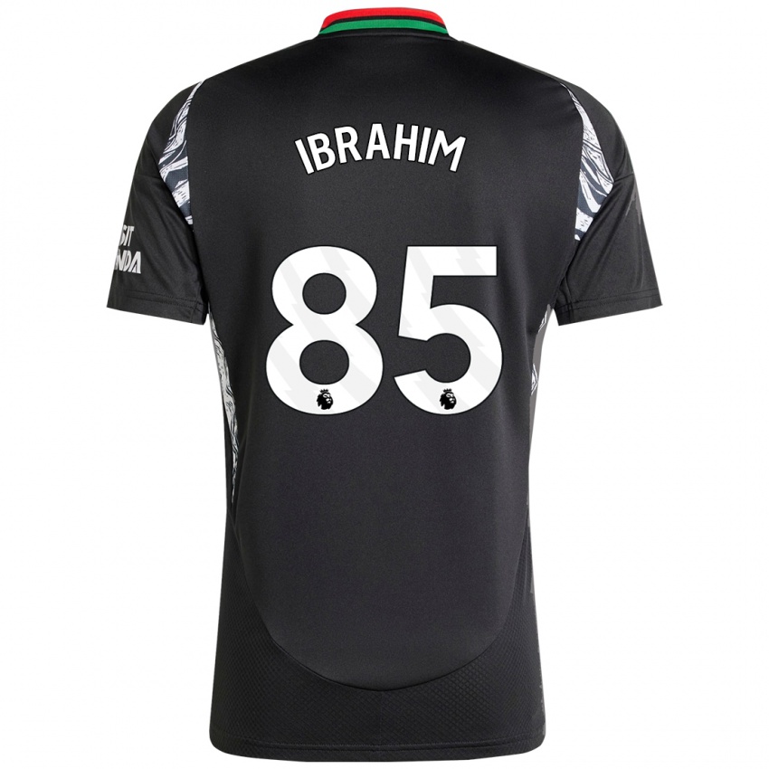 Niño Camiseta Ife Ibrahim #85 Negro 2ª Equipación 2024/25 La Camisa Argentina