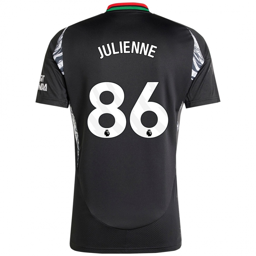 Niño Camiseta Theo Julienne #86 Negro 2ª Equipación 2024/25 La Camisa Argentina