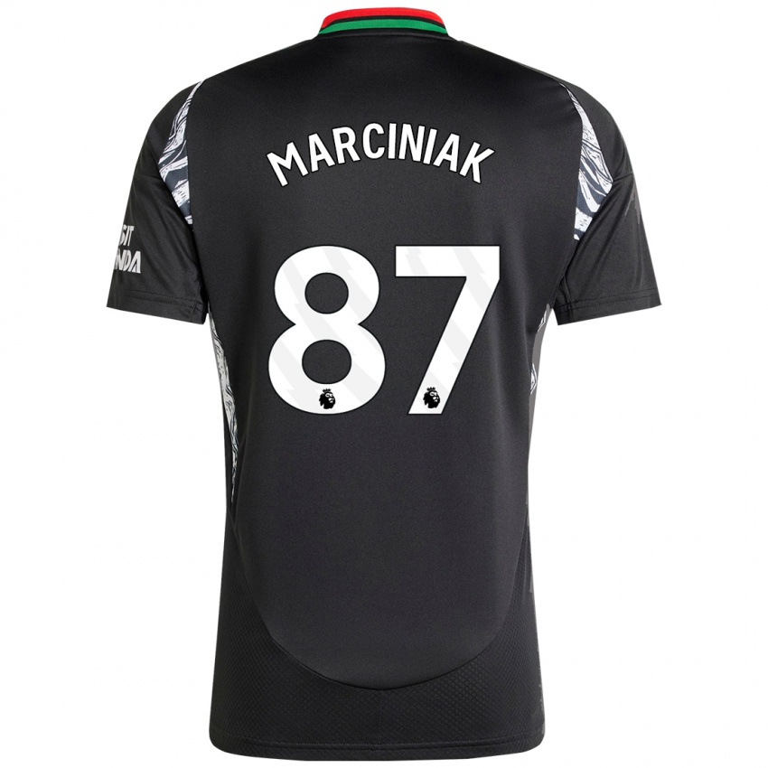 Niño Camiseta Alex Marciniak #87 Negro 2ª Equipación 2024/25 La Camisa Argentina