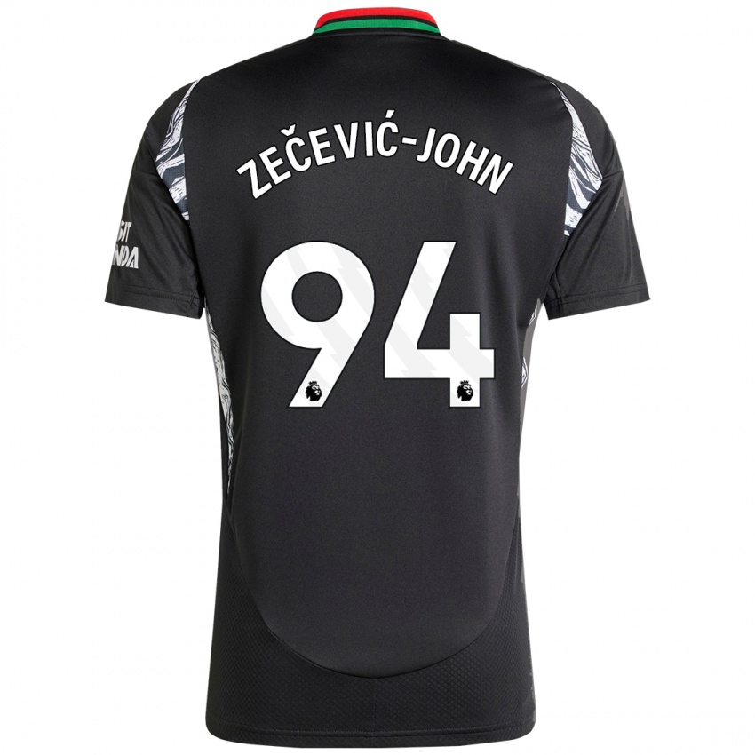 Niño Camiseta Louis Zečević-John #94 Negro 2ª Equipación 2024/25 La Camisa Argentina