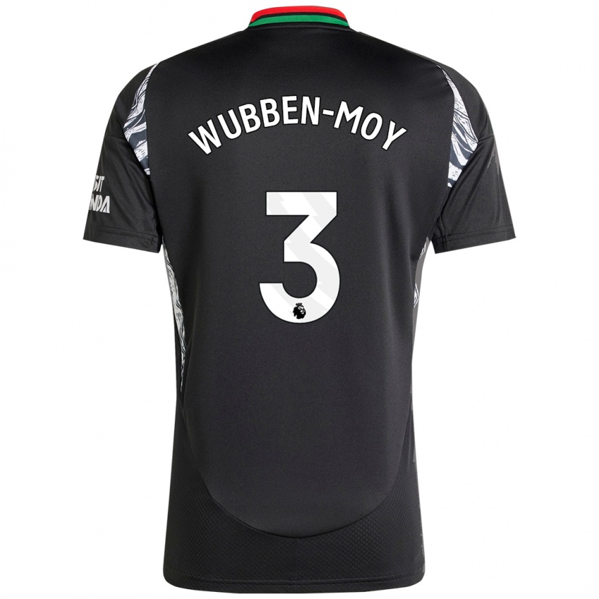 Niño Camiseta Lotte Wubben-Moy #3 Negro 2ª Equipación 2024/25 La Camisa Argentina